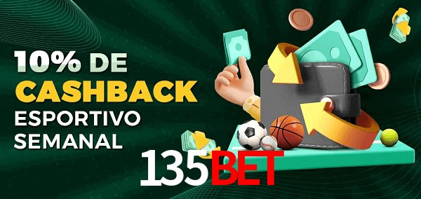 10% de bônus de cashback na 135Bet